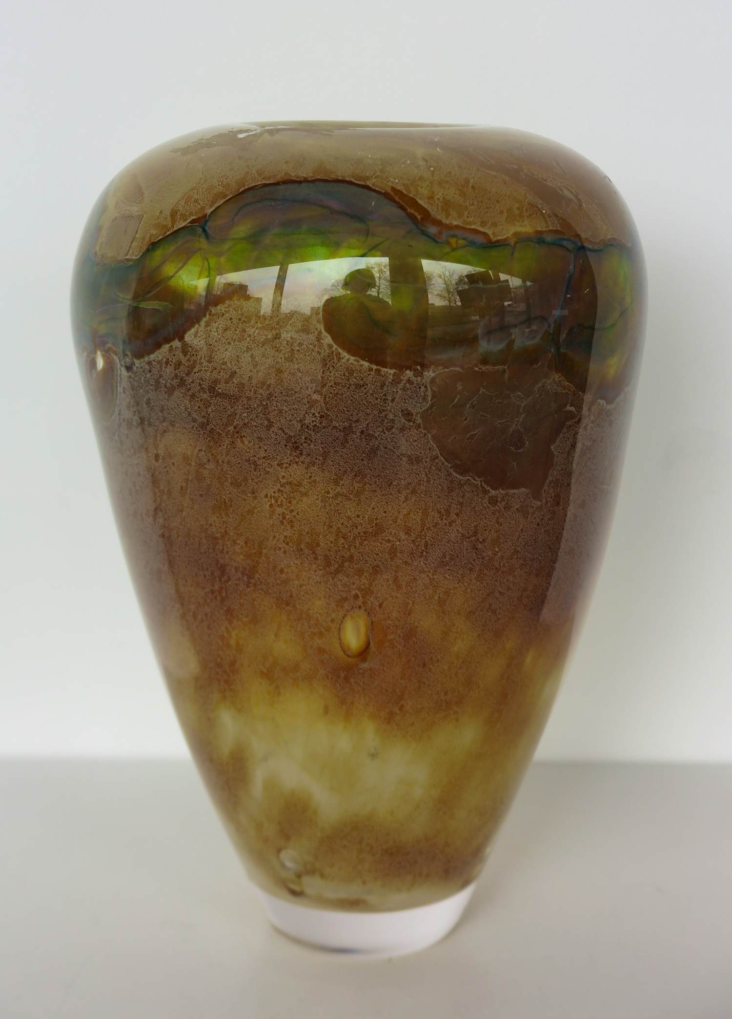 Thea Figee - Geblazen glasobject, Grote zware vaas + boek kopen? Bied vanaf 200!