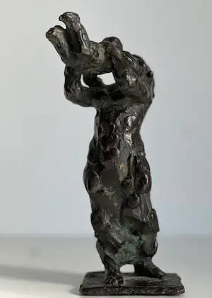 Frank Letterie - Bronzen sculptuur | 'Moeder en kind' | 1989 kopen? Bied vanaf 375!