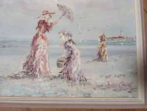 Marie Charlot - Hervorragende originale impressionistische Leinwand von Marie Charlot kopen? Bied vanaf 50!
