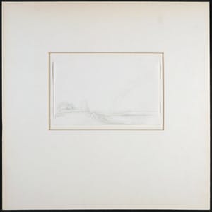 Willem den Ouden - Potlood, Z.T. Landschap kopen? Bied vanaf 50!