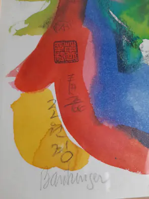 Cees Bantzinger - Aquarel, Z.T kopen? Bied vanaf 40!