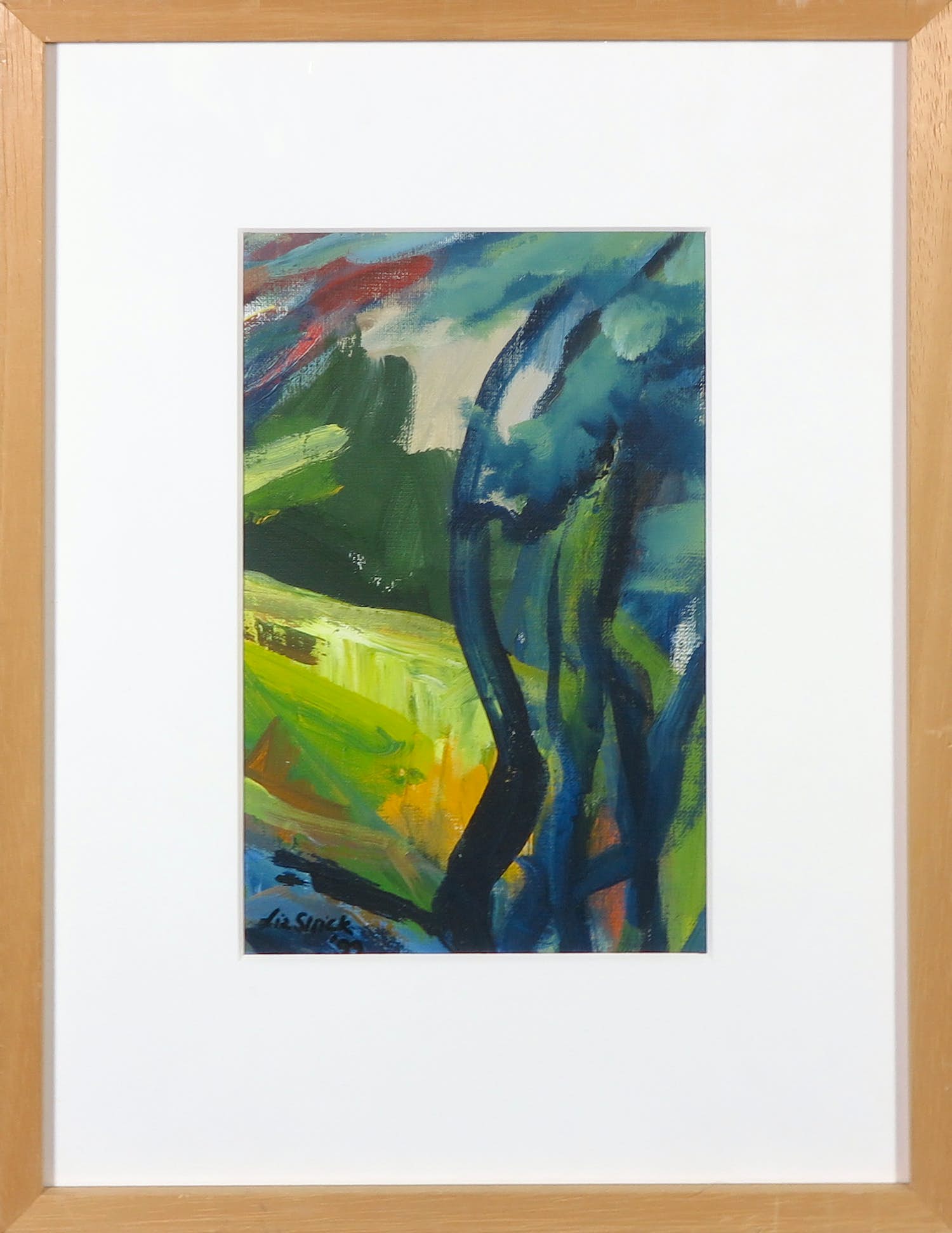 Liz Strick - Acryl op papier, Screaming Wood II kopen? Bied vanaf 1!