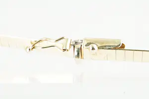 50 - Fraai 14 krt  gouden "Omega" choker en diamant (bijna 4crt!)  kruishanger kopen? Bied vanaf 2200!