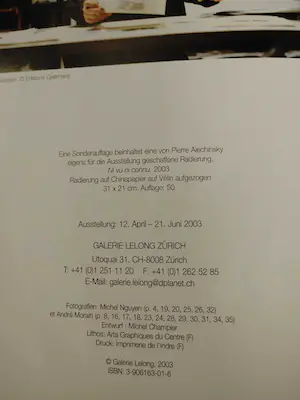 Pierre Alechinsky - , Bilder aus den Jahren 2002 & 3 / Peintures des Annees 2002 & 3 kopen? Bied vanaf 1!