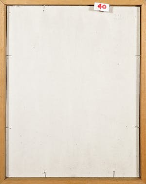 Jan Dekker - Olieverf op Hardboard, Winterbos, Ingelijst kopen? Bied vanaf 1!