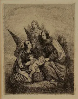 Theodoor Schaepkens - Mensen, heiligen, engelen en een hond (tien etsen) kopen? Bied vanaf 100!