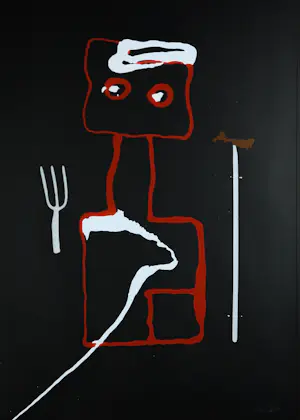 Theos - Zeefdruk op papier, Boerenfamilie 3 - Ingelijst kopen? Bied vanaf 35!