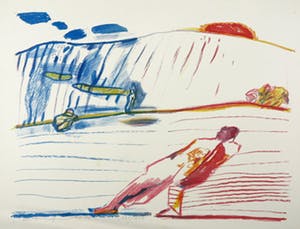 Pieter Defesche - Lot van vijf dezelfde litho's, Zonder titel kopen? Bied vanaf 35!