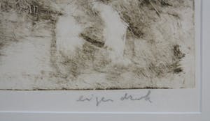 Anton Heyboer - Handgekleurde Ets, Z.T. - Ingelijst kopen? Bied vanaf 175!