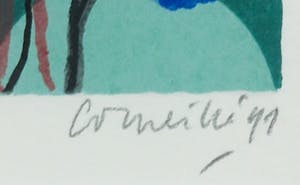 Corneille - Zeefdruk, Uit de uitgave Een schedel vol stem kopen? Bied vanaf 100!