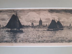 Waalko Jans Dingemans (sr.) - havengezicht met varende botters kopen? Bied vanaf 50!