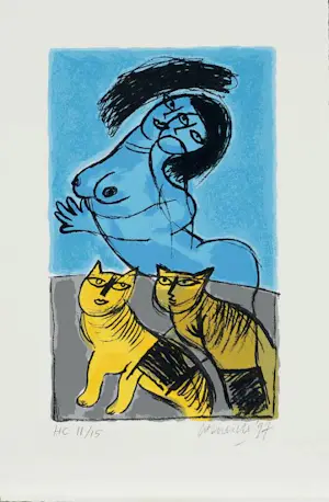 Corneille - 3 kleuren litho's en een boek: l'amour au jour le jour II - 1997 kopen? Bied vanaf 799!