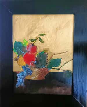 Jan Peter van Opheusden - Kleurrijk stilleven verkocht voor € 195!