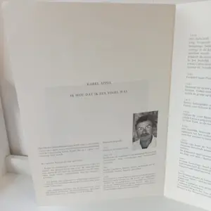 Karel Appel - Catalogus/vouwblad tentoonstelling Haags Gemeentemuseum 1990/1991 kopen? Bied vanaf 20!
