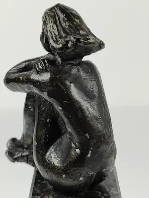 Niet of onleesbaar gesigneerd - A beautiful bronze statue of Dreamer kopen? Bied vanaf 1!