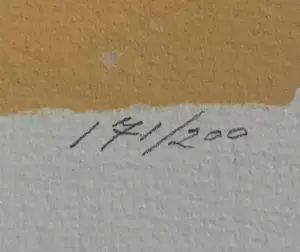 Eugène Brands - Ingelijste zeefdruk: the gardener kopen? Bied vanaf 350!