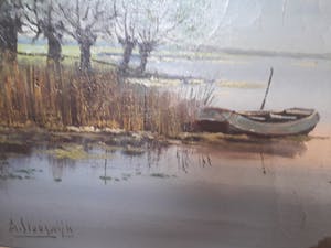 Alexander Cornelis Sleeswijk - Wayerlandschap kopen? Bied vanaf 75!