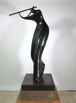Jean-Louis Toutain - Levensgroot bronzen beeld, Chanson d'Amour (Zeer groot!) kopen? Bied vanaf 5000!
