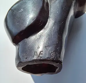 Ati Emmerik - Man en vrouw, bronzen beeld op perspex sokkel kopen? Bied vanaf 195!