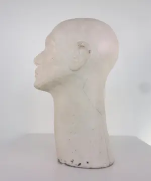 Ida De Roy - Set van twee sculpturen van keramiek, Hoofden kopen? Bied vanaf 200!