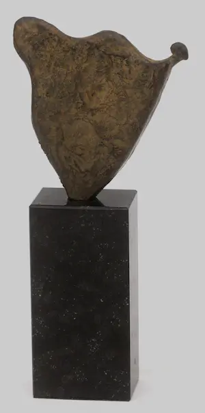 Tjikkie Kreuger - Bronzen beeld: Voorstelling van een figuur met een uitwaaierend gewaad kopen? Bied vanaf 299!