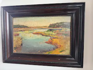 Eugene Lucker - (Heide)landschap met ven kopen? Bied vanaf 395!