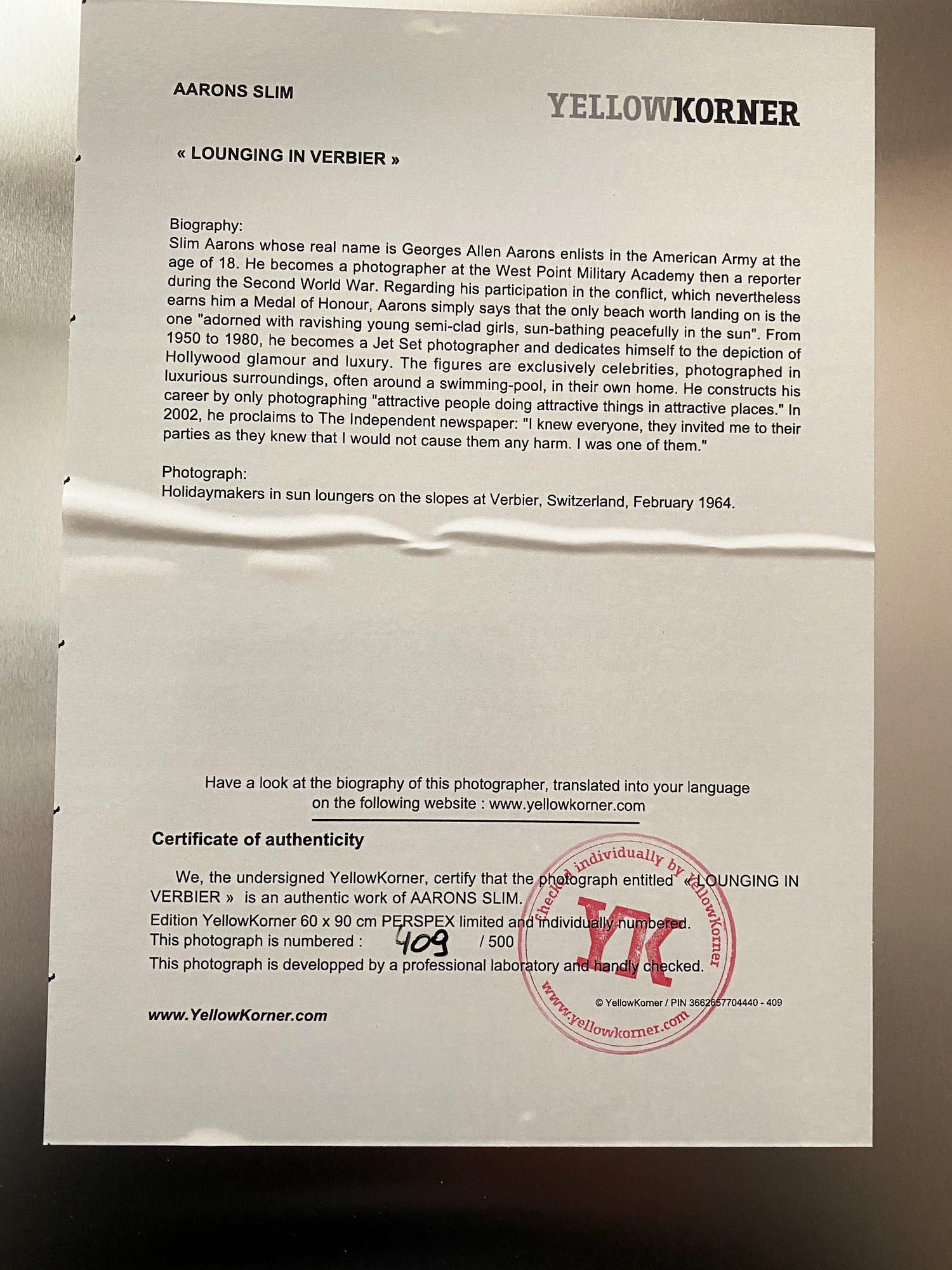 Slim Aarons - Lounging in Verbier kopen? Bied vanaf 300!