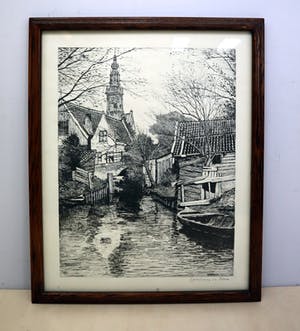 Niet of onleesbaar gesigneerd - Speeltoren te Edam kopen? Bied vanaf 1!