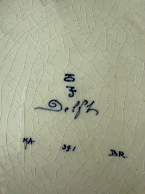 Porceleyne Fles - Sierbord met molen en zeilboten kopen? Bied vanaf 145!