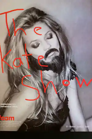 Inez van Lamsweerde - The Kate Moss Show - Original Exbition poster vendu pour 50€ !