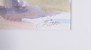 Franscz Witte - Aquarel, Landschap kopen? Bied vanaf 1!