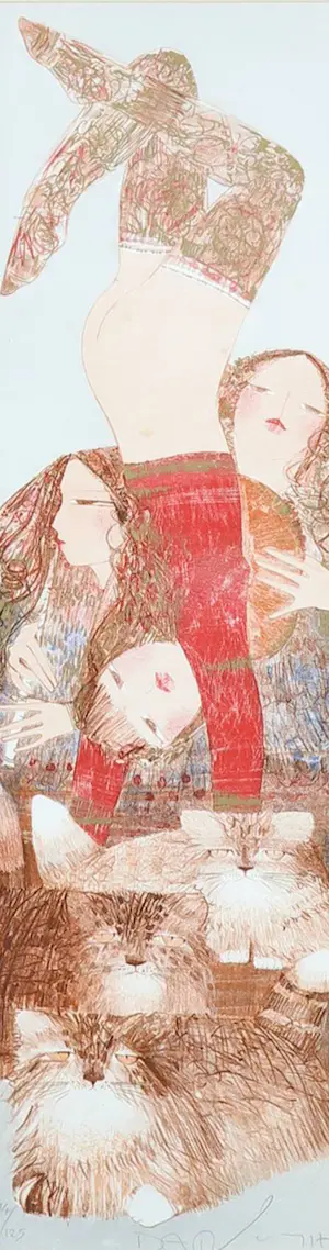 Mohaier Dariush - Litho, Zonder titel - Ingelijst kopen? Bied vanaf 1!