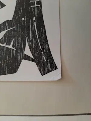 Helga Lange - Houtsnede, Herman Wiesse kopen? Bied vanaf 20!