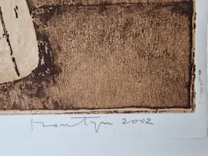 Jan Montyn - Grote, vrij zeldzame Ets uit de koan Japan serie - kleine oplage (30) - gesign. kopen? Bied vanaf 78!