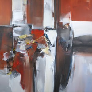 Wilfred Lang - Acryl op doek, Zonder titel (Groot) kopen? Bied vanaf 1!