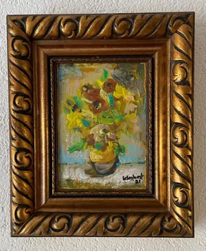 Peter Klashorst - Zonnebloemen (naar Van Gogh) kopen? Bied vanaf 149!
