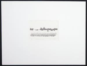Reijk den Held - Ets, Landschap met koeien kopen? Bied vanaf 1!