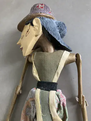 Niet of onleesbaar gesigneerd - Wajangpoppen wajong golek kopen? Bied vanaf 1!