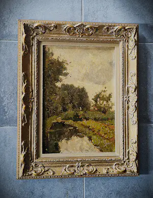 Jan Sirks - Een goed geschilderd rond 1920 te dateren olieverf "herfstlandschap" gesigneerd kopen? Bied vanaf 65!