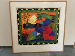 Clemens Briels - Zeefdruk Nr. 69 - La Senora - Groot kopen? Bied vanaf 210!