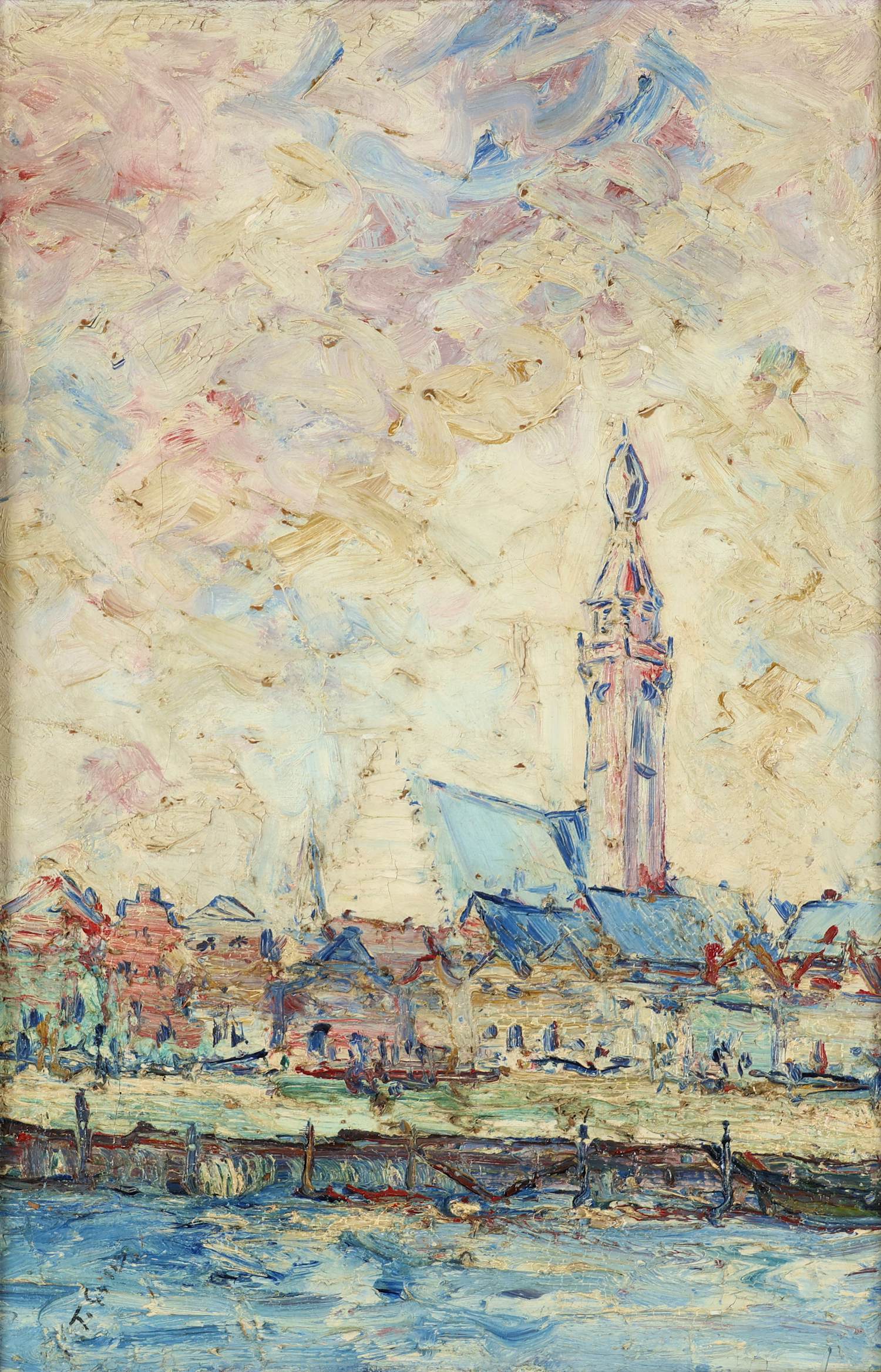 Buy Teun Gijssen - Gezicht op Zierikzee? Bid from 250!