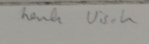 Henk Visch - Ets, De weg.. nr. 3 - Ingelijst kopen? Bied vanaf 1!