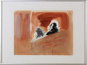 Luis Filcer - Handbewerkte zeefdruk, Zonder titel verkocht voor € 35!