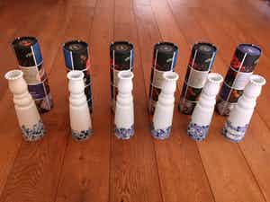 Marcel Wanders - Marcel Wanders vaas nummer 1 t/m 6 complete collectie verkocht voor € 180!