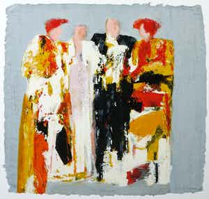 Wil Willemsen - Zeefdruk, Intermezzo verkocht voor € 35!