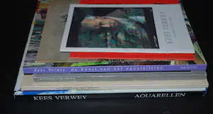 Kees Verwey - 7 boekwerken - 'Het Atelier' is gesigneerd met opdracht 1976 kopen? Bied vanaf 75!