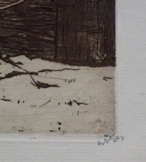 Willem Witsen - Ets - 1892 kopen? Bied vanaf 150!