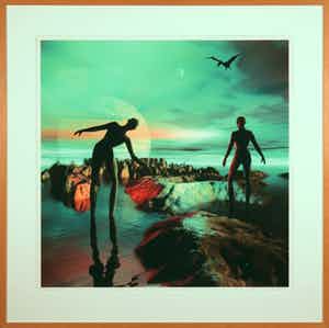 Arturo - Giclee, Pootje baden - Ingelijst verkocht voor € 35!