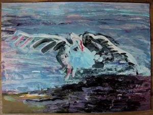 Kees van Bohemen - Zeefdruk: zwaan - 1982 kopen? Bied vanaf 250!