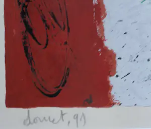 Jacques Doucet - Red - ingelijst - 200 ex. kopen? Bied vanaf 200!